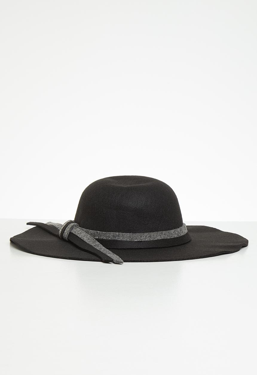 Superbalist - Alba fedora hat- black/charcoal