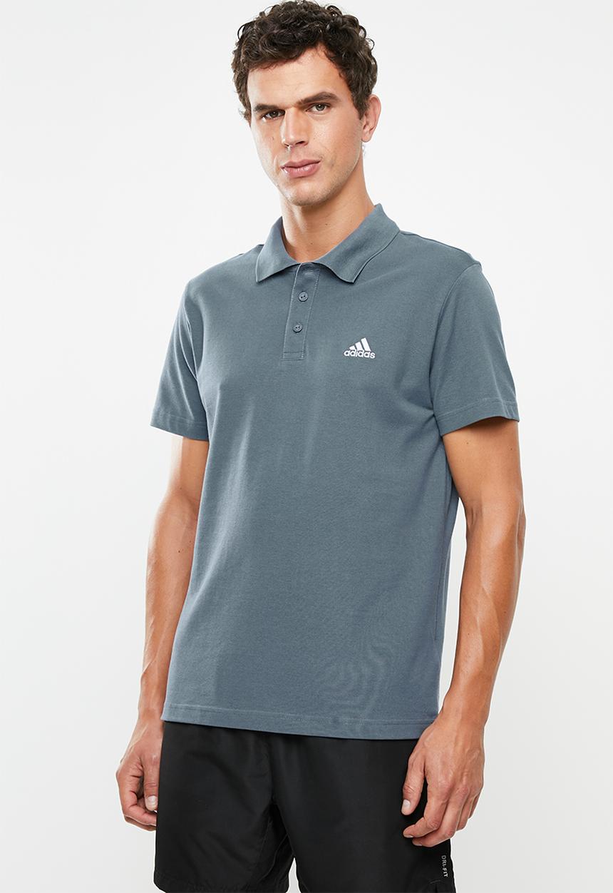 adidas Performance - Adidas short sleeve polo - blue