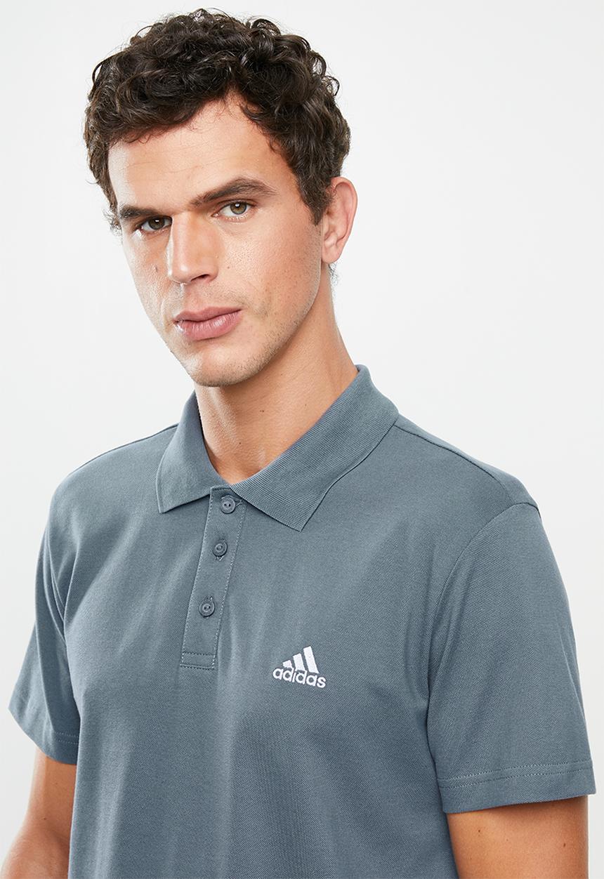 adidas Performance - Adidas short sleeve polo - blue