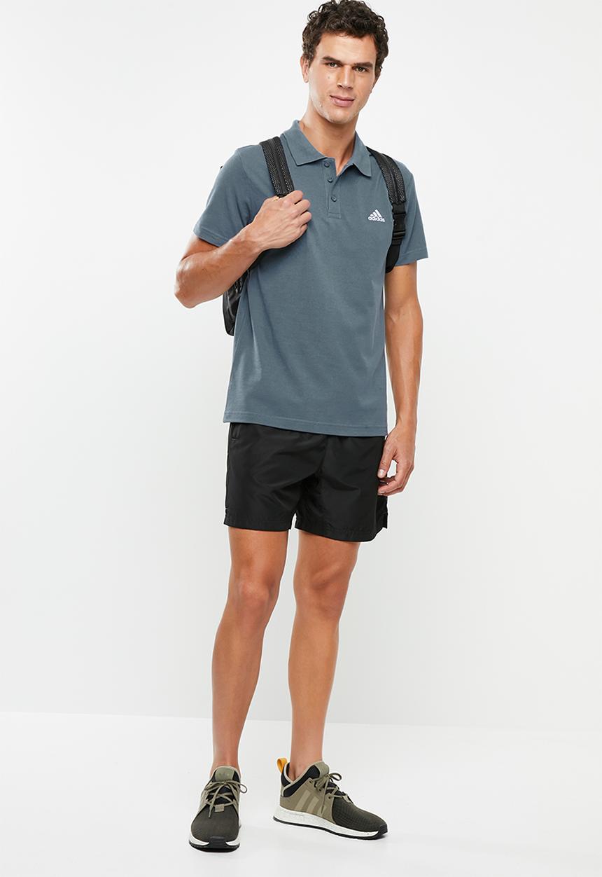adidas Performance - Adidas short sleeve polo - blue