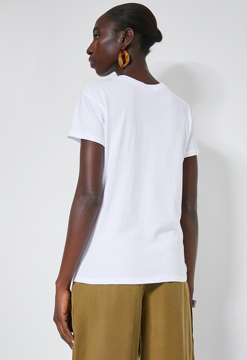 Superbalist - Printed tee - white 