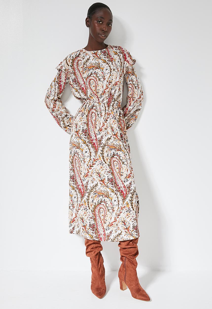 Superbalist - Flounce detail maxi dress - multi