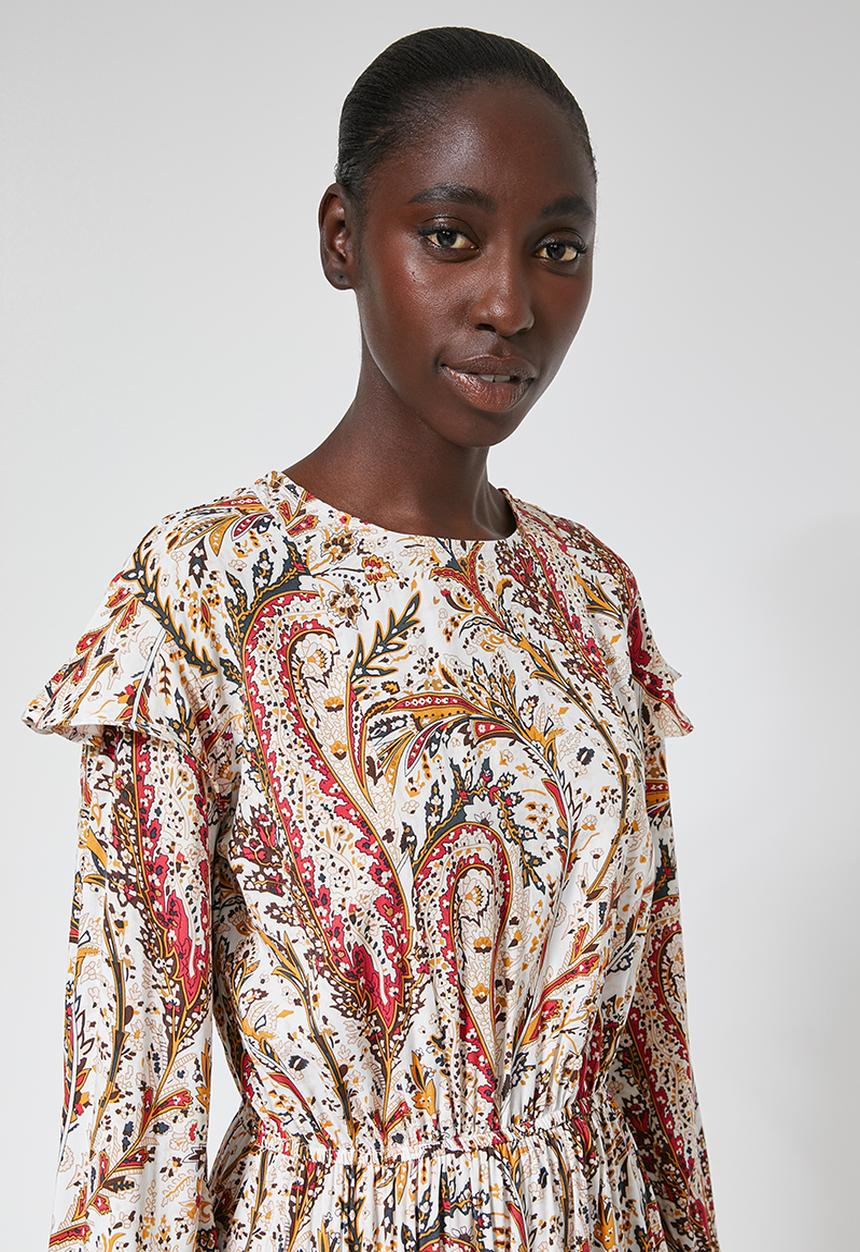 Superbalist - Flounce detail maxi dress - multi