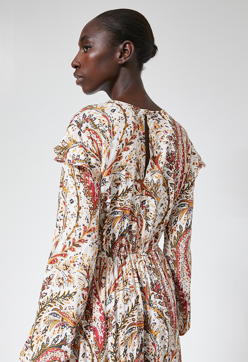 Superbalist - Flounce detail maxi dress - multi