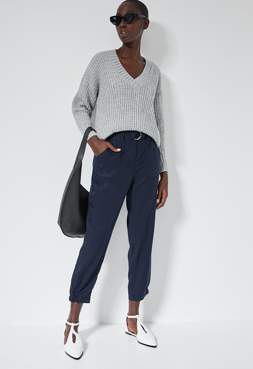 Superbalist - Tapered cargo trousers - navy 