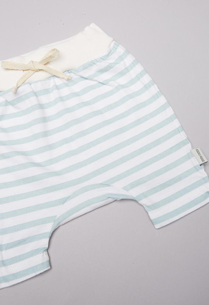 Sticky Fudge - Stripe bum pants - blue