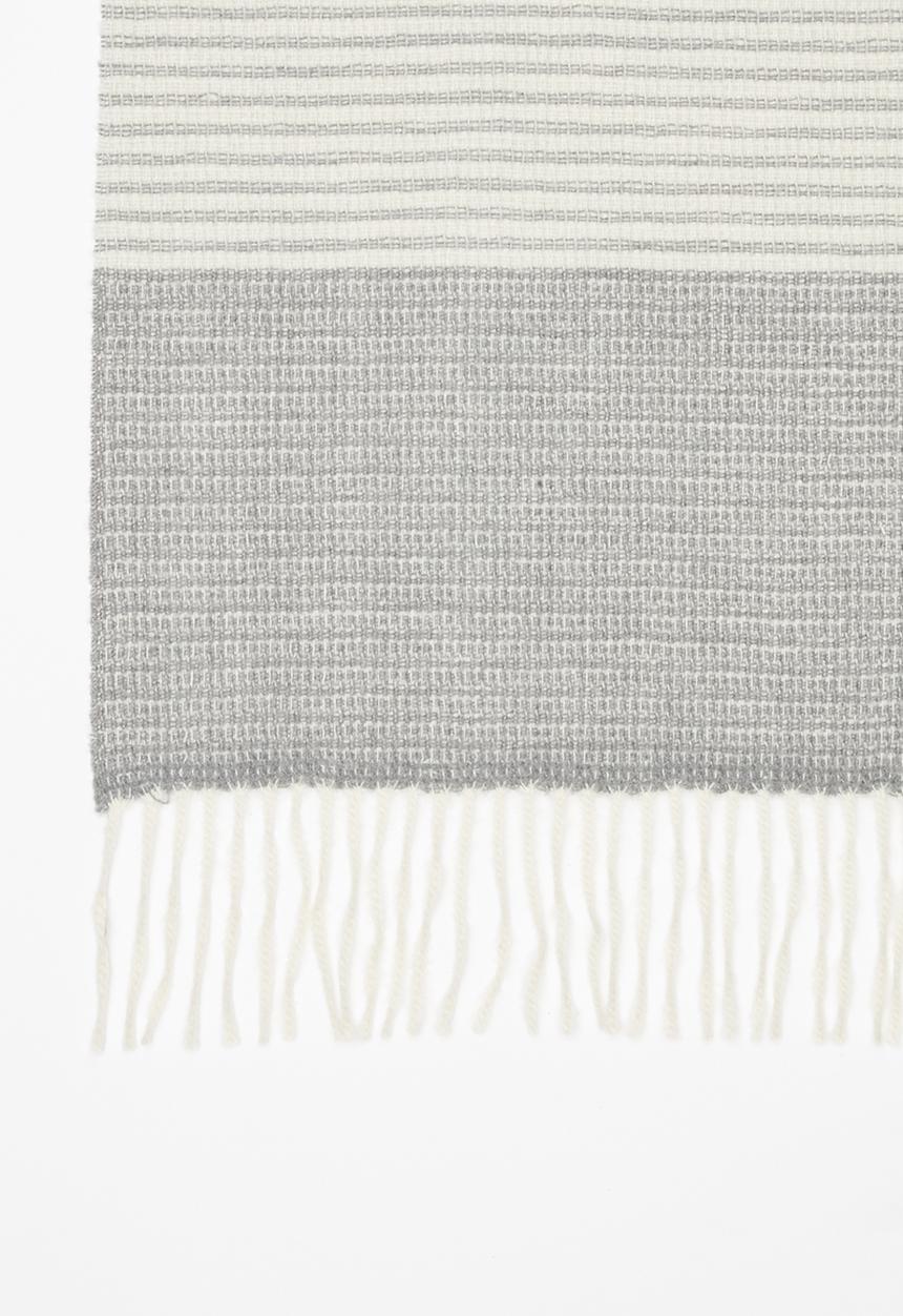 Superbalist - Leeza longer length scarf - neutral & grey