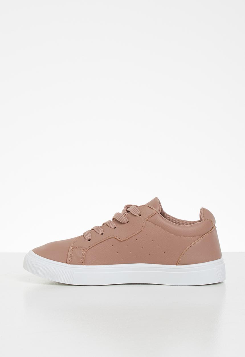 SOVIET - Issey low cut lace ups - pink