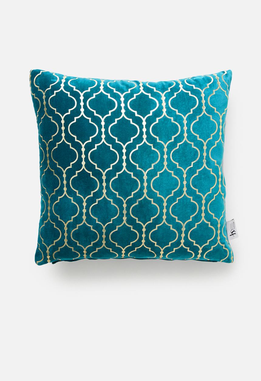 SF Collection - Chrissie cushion cover - teal