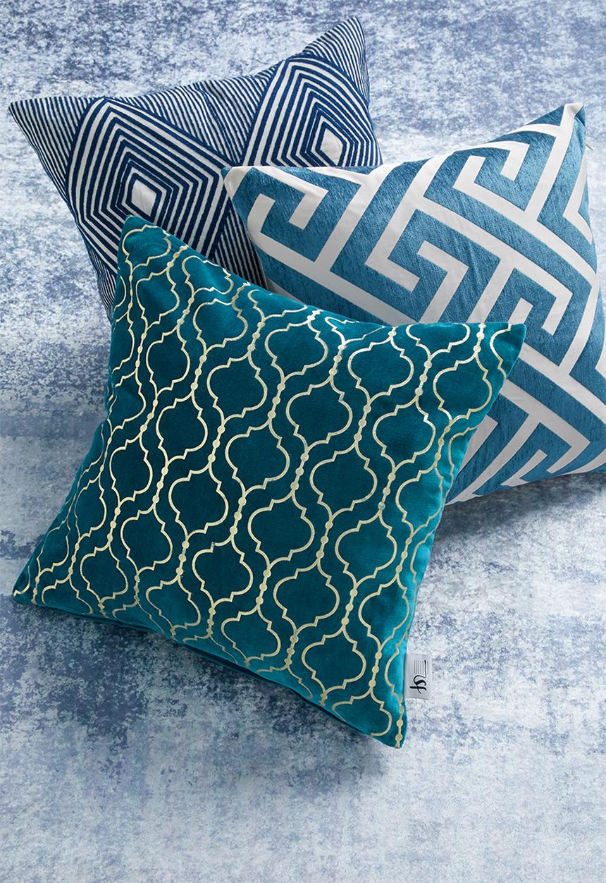SF Collection - Chrissie cushion cover - teal