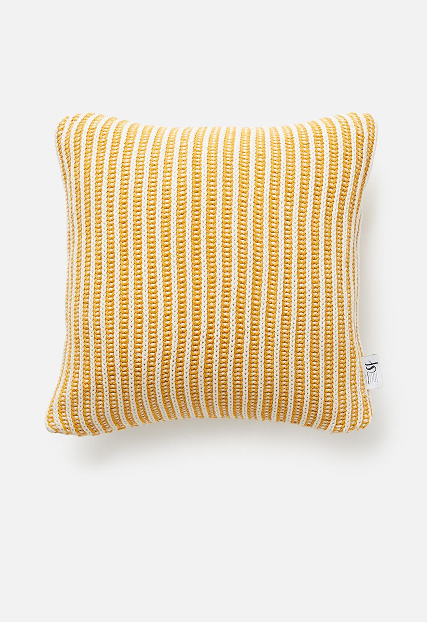 Sixth Floor - Casper knit cushion cover - yellow