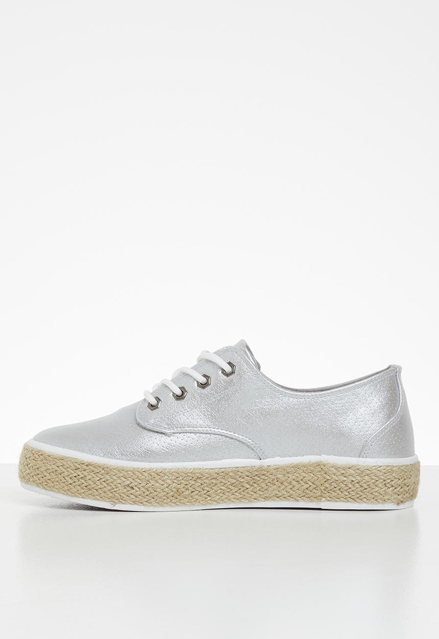 Miss Black - Regine sneaker - silver