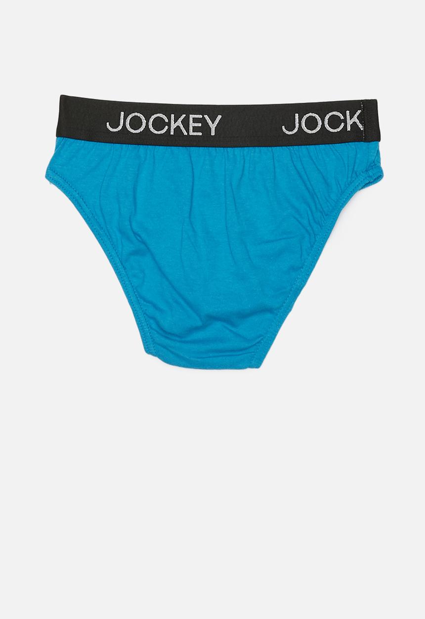 Jockey - 3 Pack plain boys jockey brief - multi