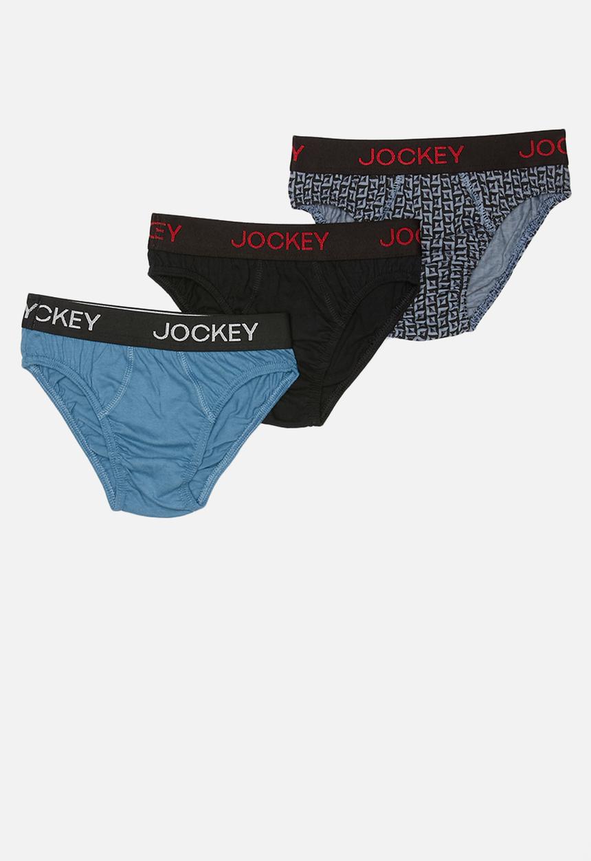 Jockey - 3 Pack fancy boys jockey briefs - multi