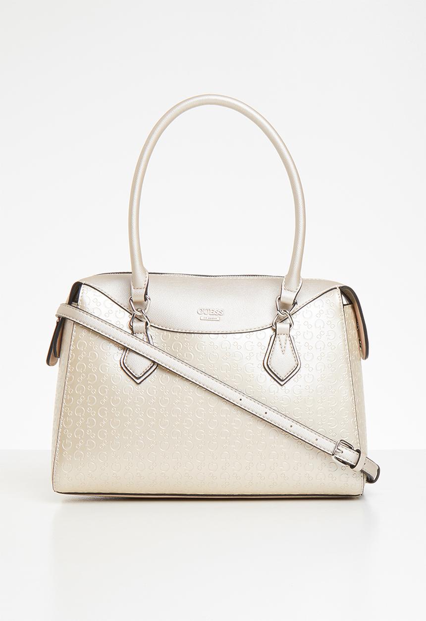 GUESS - Bjorn satchel - champagne