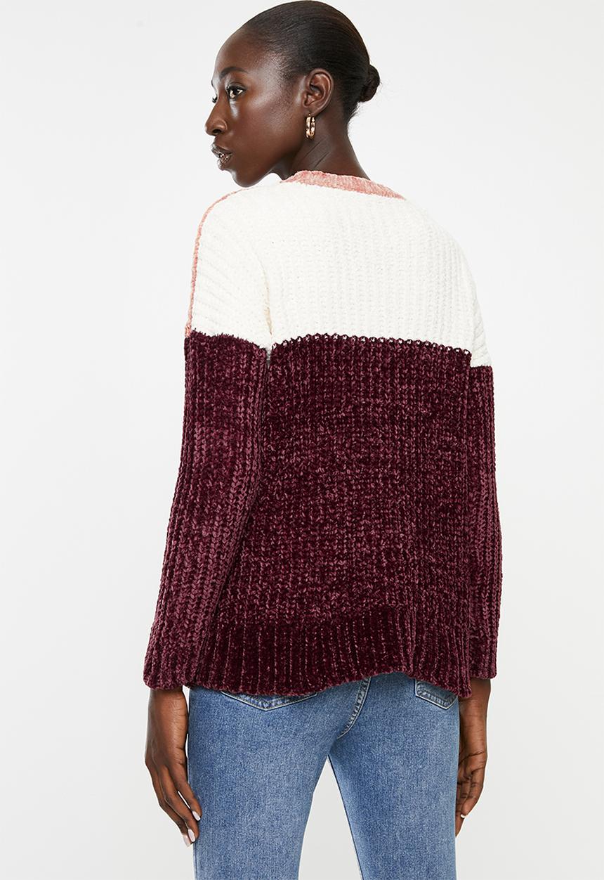 ONLY - Aliza long sleeve pullover knit - multi