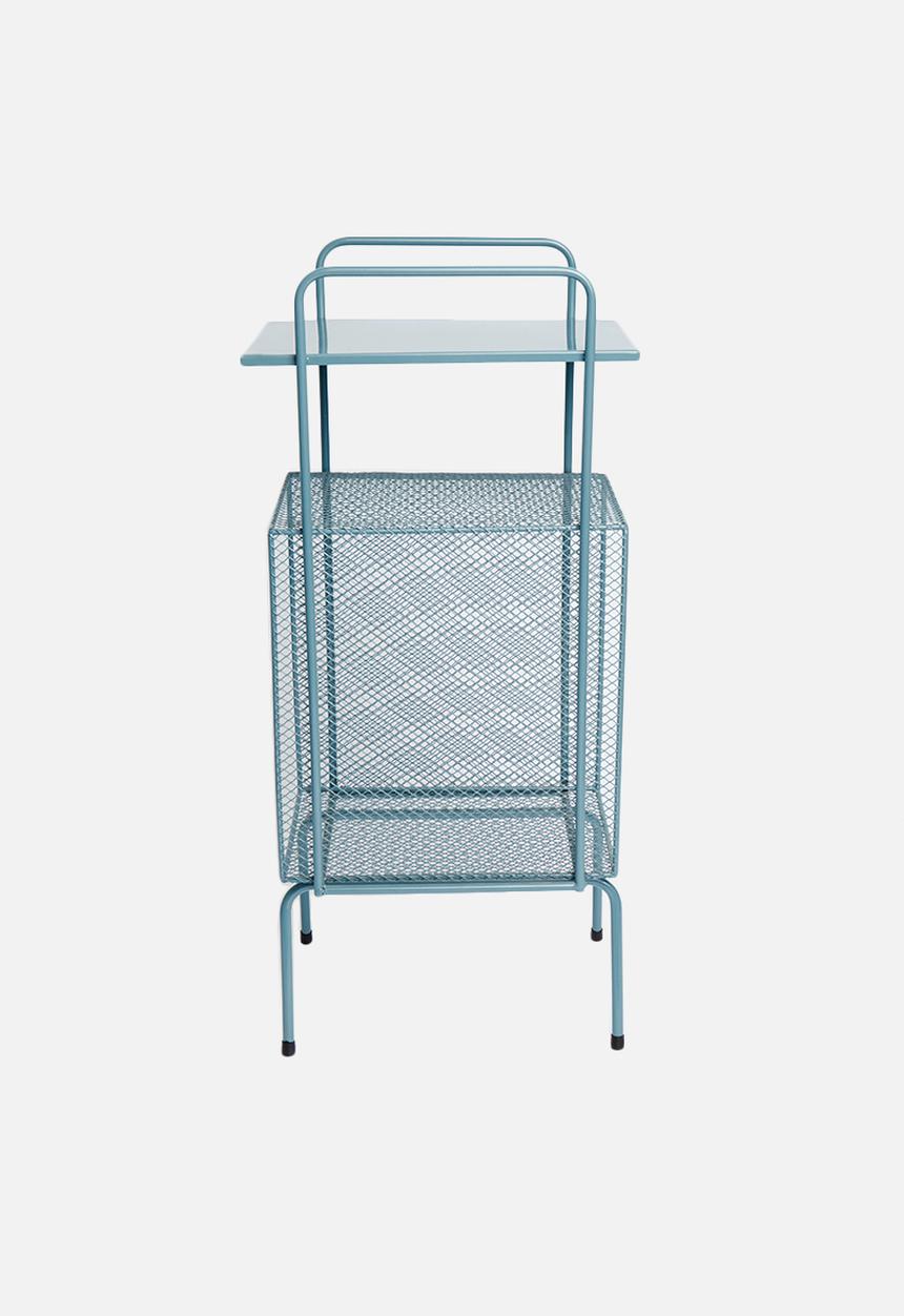 Sixth Floor - Macy mesh side table - grey blue