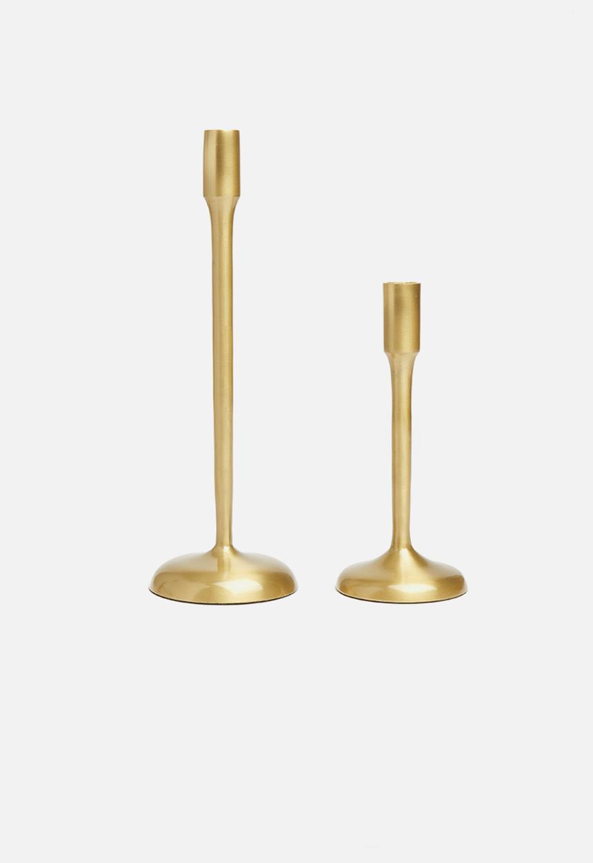 SF Collection - Candle holder set of 2 - gold