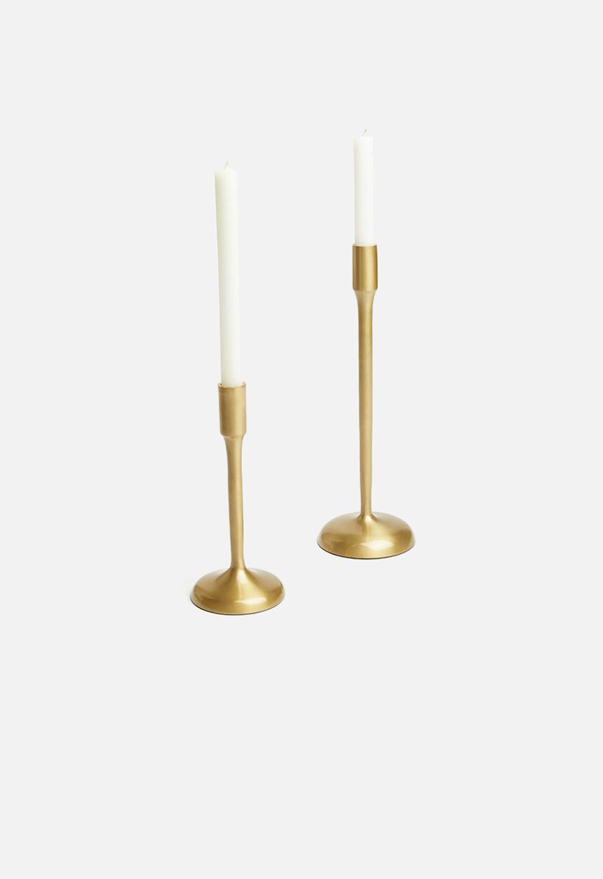 SF Collection - Candle holder set of 2 - gold