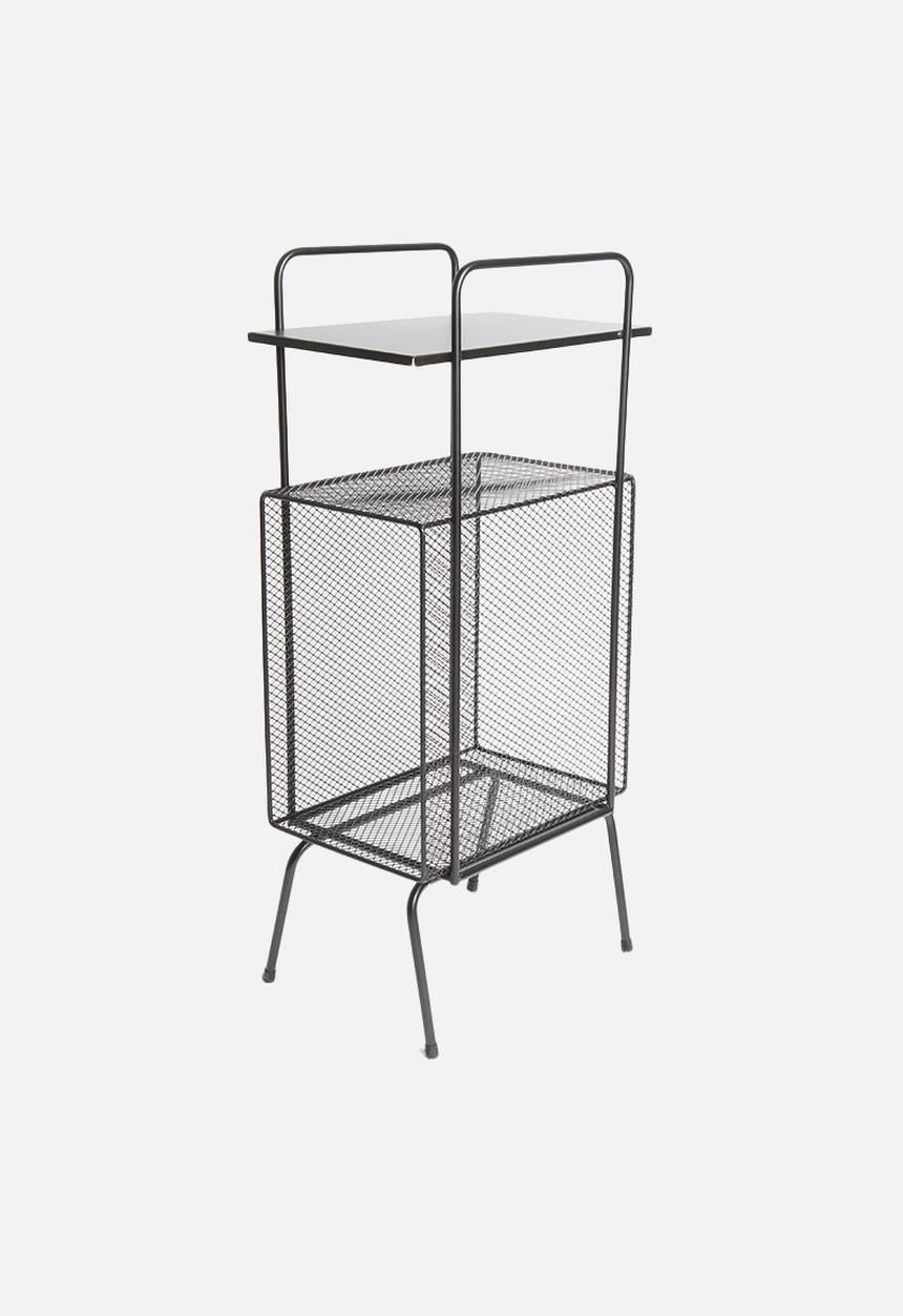 Sixth Floor - Macy mesh side table - black