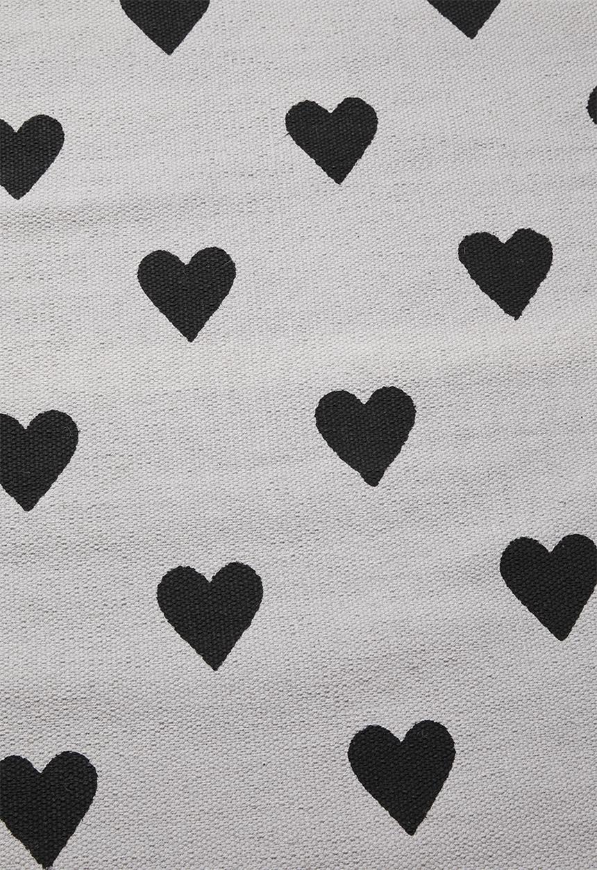 Sixth Floor - Heart runner - grey & black