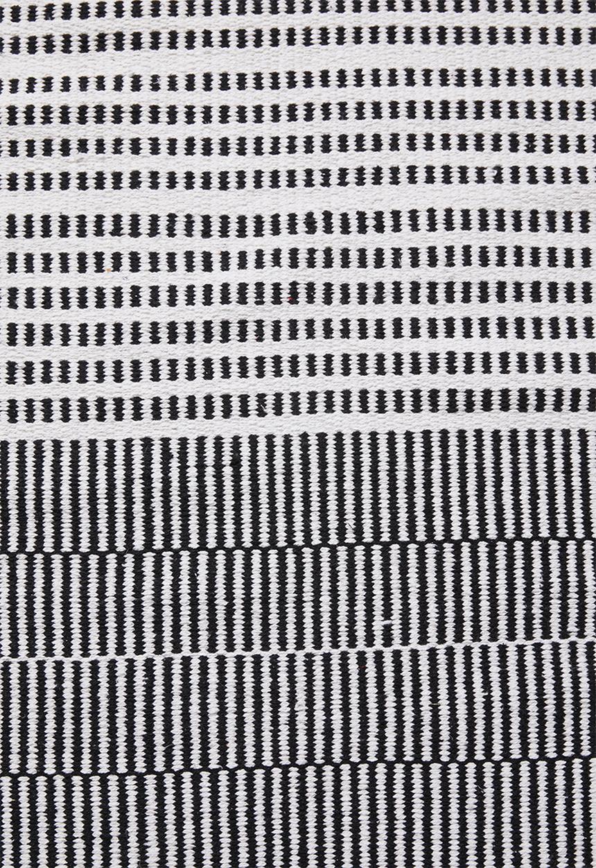 Sixth Floor - Jed woven runner - black & white