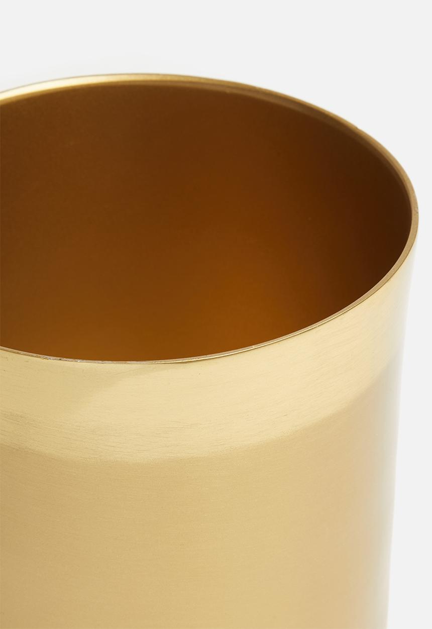Sixth Floor - Katya planter - gold