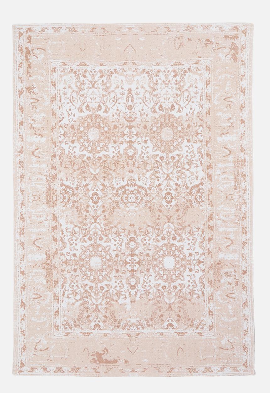 Sixth Floor - Antique printed rug -  pink