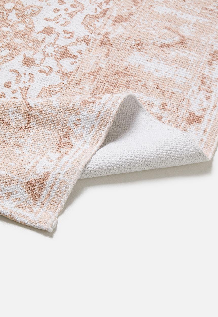 Sixth Floor - Antique printed rug -  pink