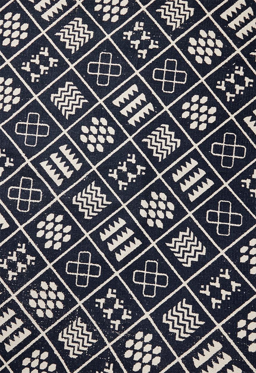 Sixth Floor - Aaliyah printed rug - indigo