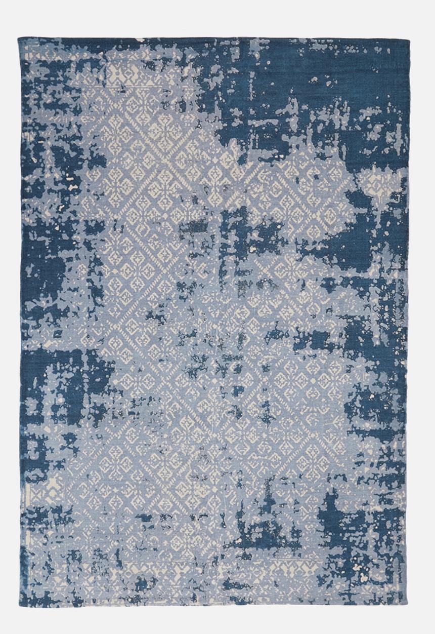 Sixth Floor - Misty woven rug - teal blue