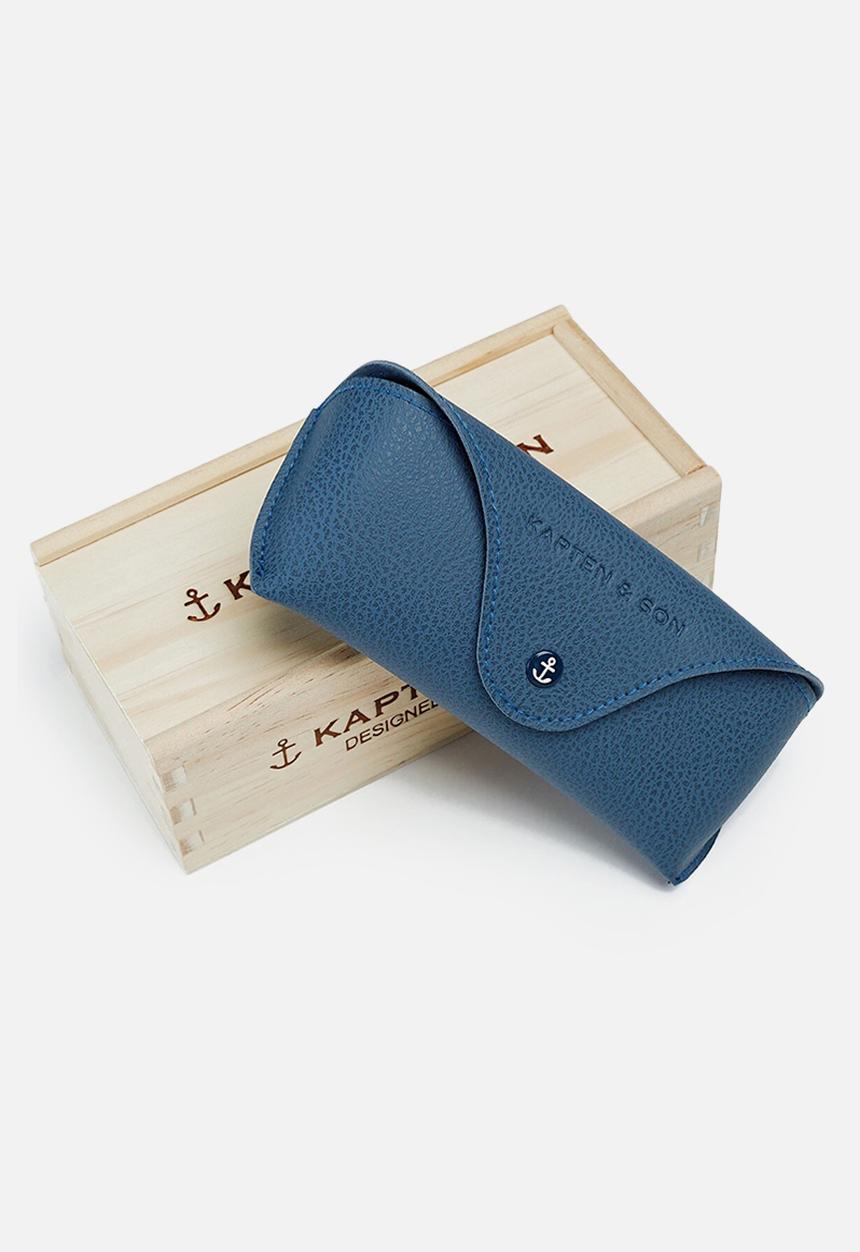 Kapten & Son - Amsterdam matt- black/ blue mirrored