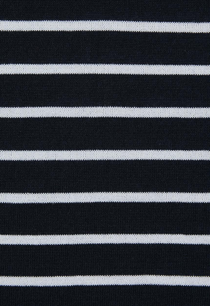 Superbalist - Nautical stripe crew neck knit - navy & white