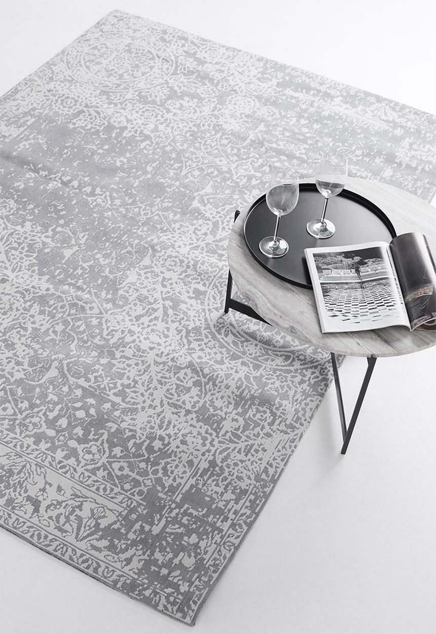 Sixth Floor - Jacquard rug - grey