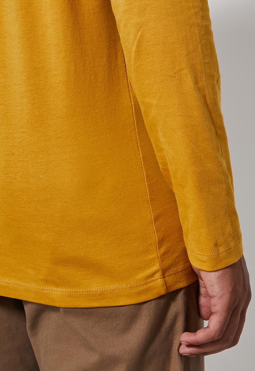 Superbalist - Plain long sleeve crew neck tee - mustard