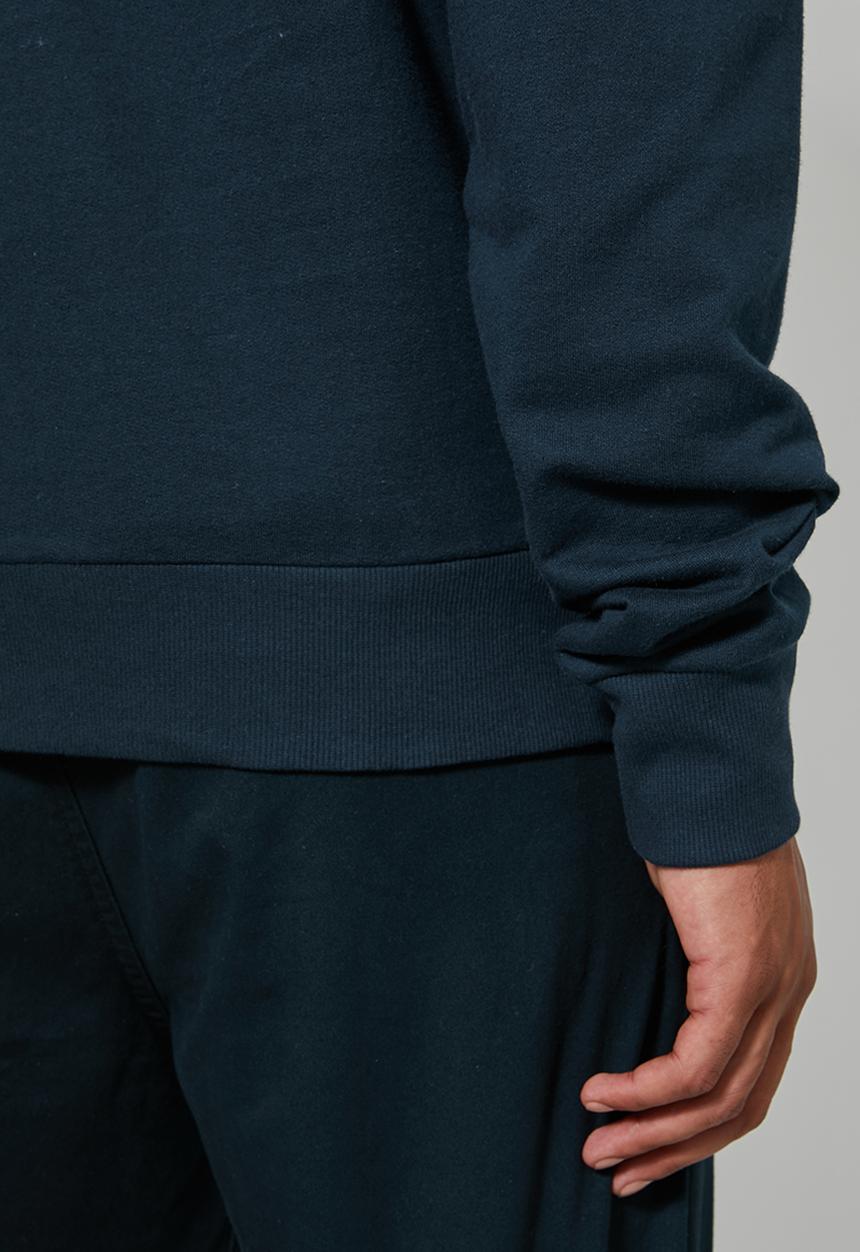 Superbalist - 1/4 Zip colour blocked pullover sweater - navy
