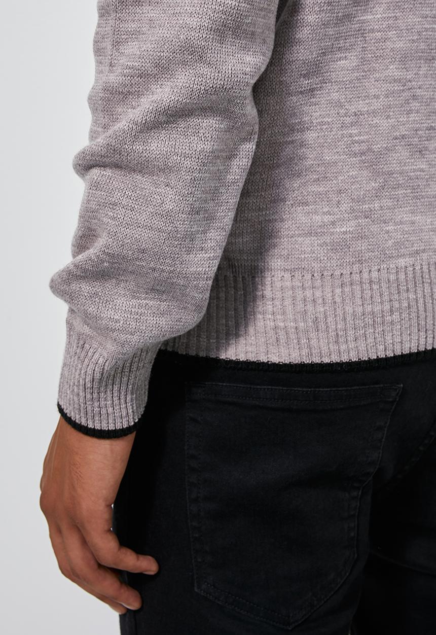 Superbalist - Quarter zip pullover knit - beige