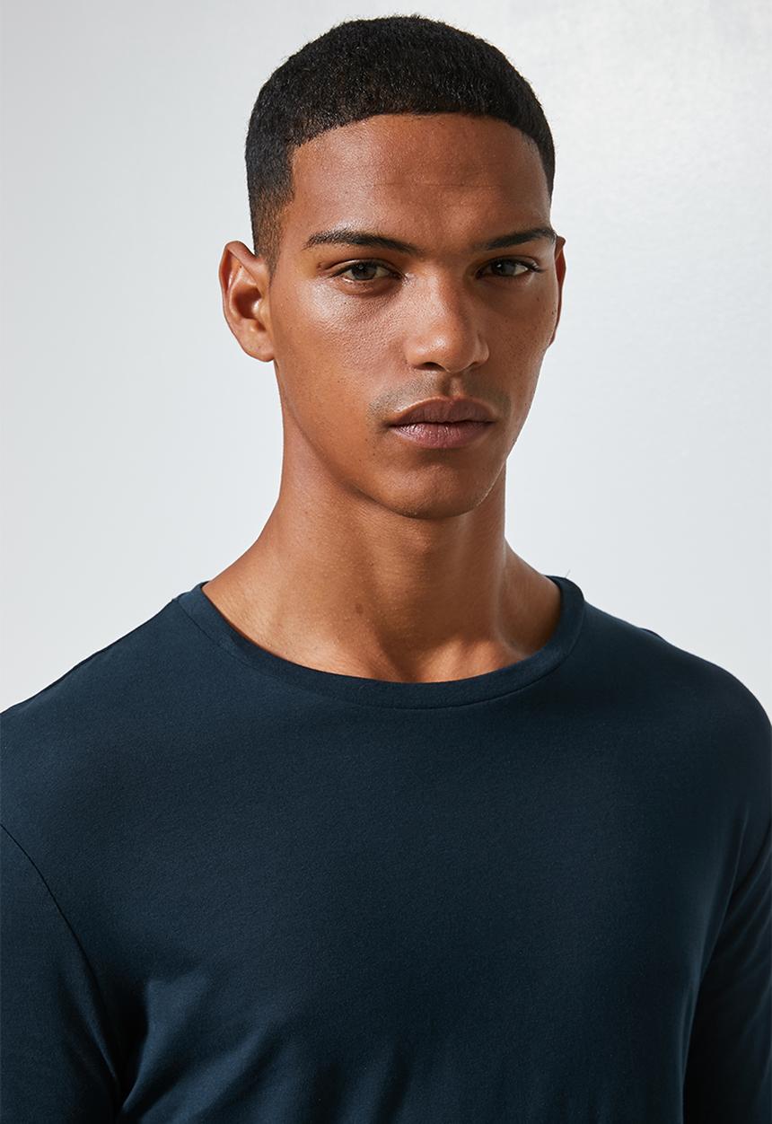 Superbalist - Plain crew neck 2 pack tees - navy & yellow
