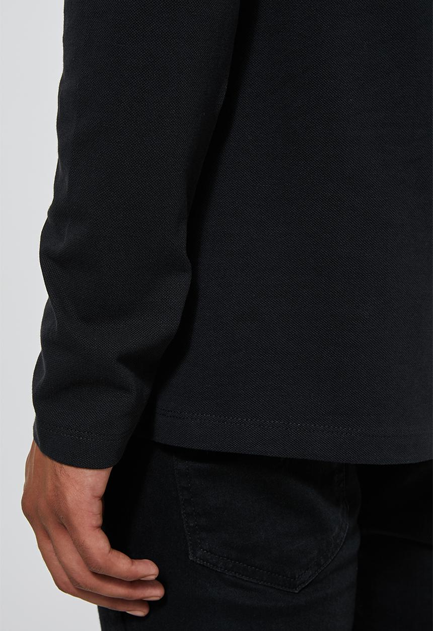 Superbalist - Pique slim fit 2 pack golfers - black & navy