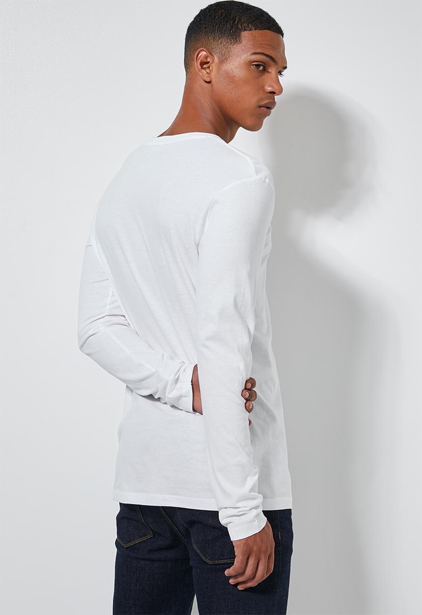 Superbalist - Plain long sleeve crew neck 3 pack tees - multi