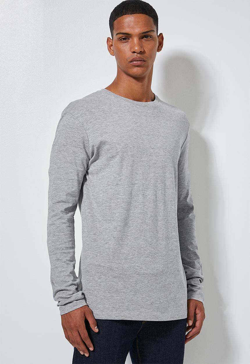 Superbalist - Plain long sleeve crew neck 3 pack tees - multi