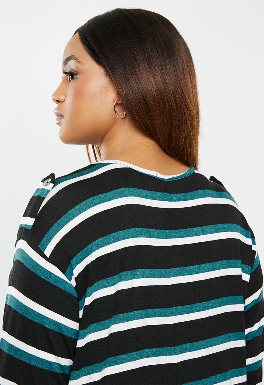 edit Plus - Military style top - multi