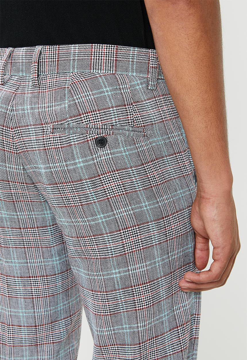 Selected Homme - Nik slim fit check pants - multi