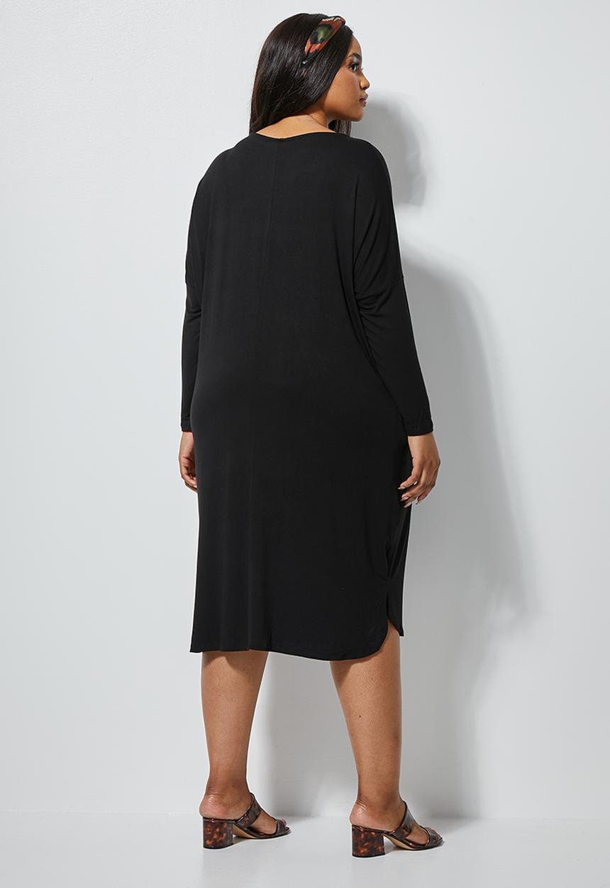 Superbalist - Pocket tee dress - black