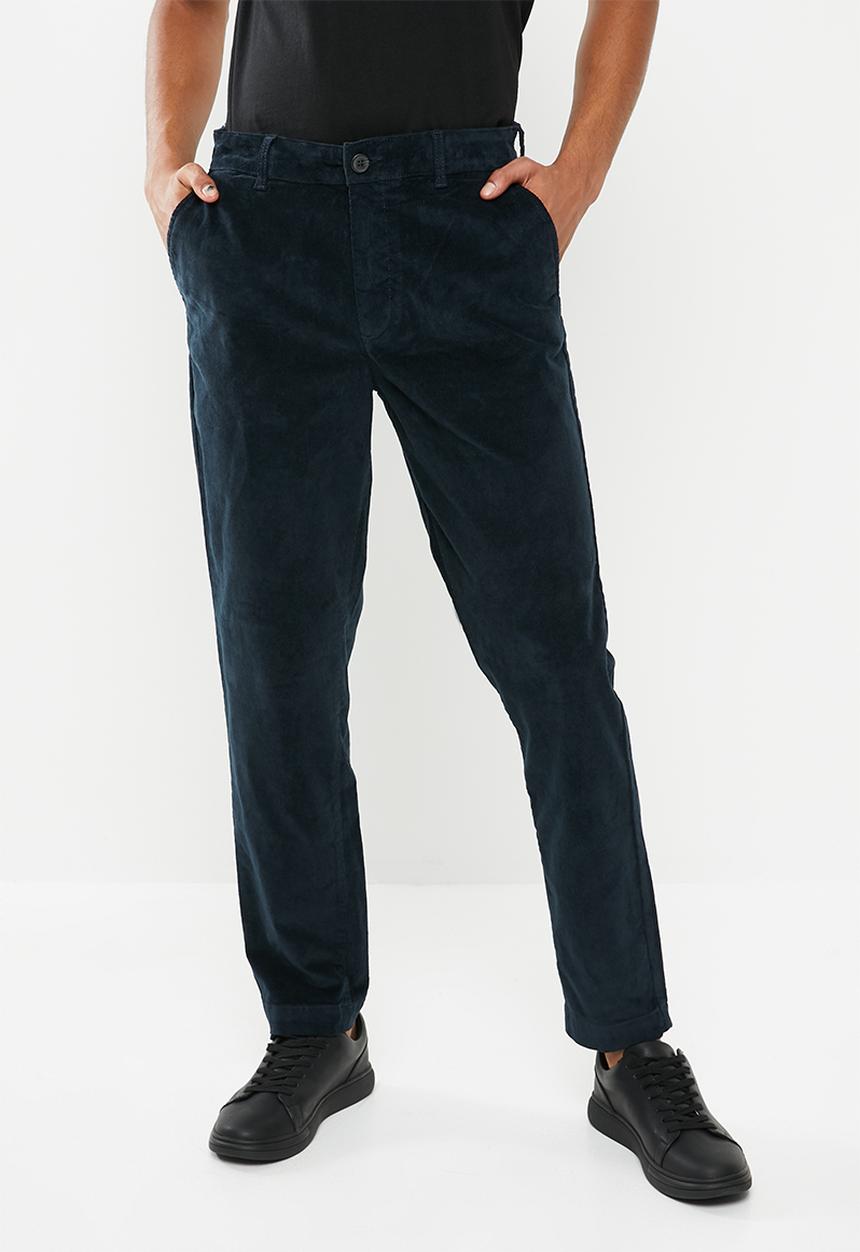 Selected Homme - Phil tapered cord pants - navy