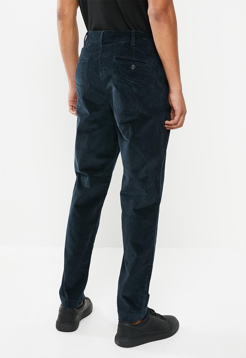 Selected Homme - Phil tapered cord pants - navy