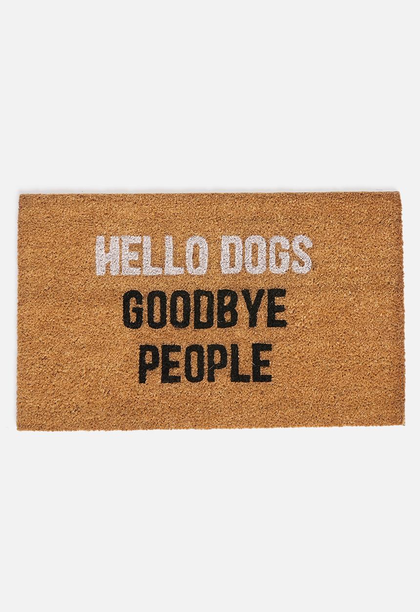Typo - Door mat - hello dogs