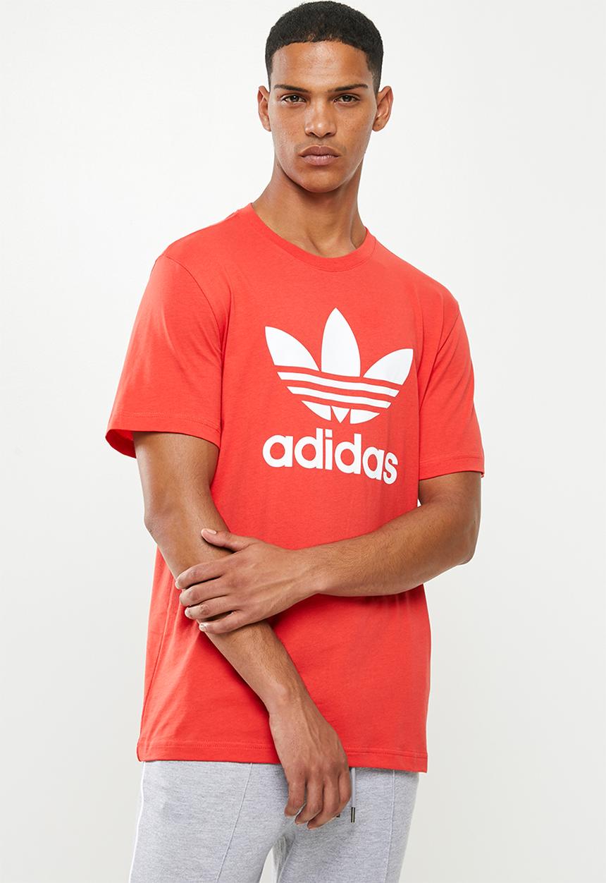 adidas Originals - Trefoil tee - red