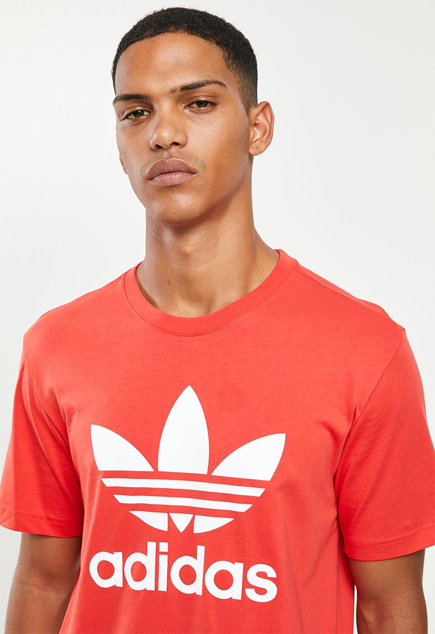adidas Originals - Trefoil tee - red