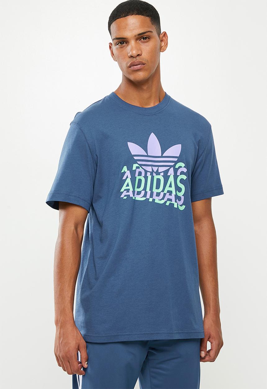 adidas Originals - Multi fade tee - blue
